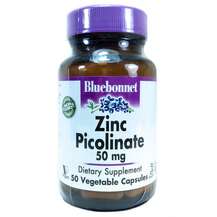 Bluebonnet, Пиколинат цинка 50 мг, Zinc Picolinate 50 mg, 50 к...