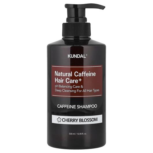 Основное фото товара Natural Caffeine Hair Care+ Shampoo Основное фото товара Kundal, Шампунь, Natural Caffeine Hair Care+ Shampoo, 500 мл
