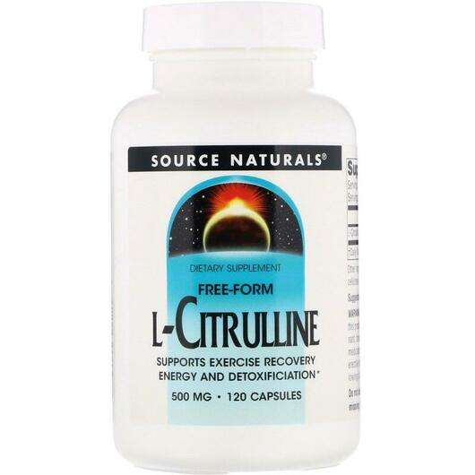 Основне фото товара Source Naturals, L Citrulline 500 mg 120, L-Цитруллин 500 мг, ...
