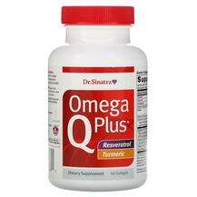 Dr. Sinatra, Omega Q Plus Resveratrol Turmeric, 60 Softgels