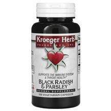Kroeger Herb, Co Black Radish & Parsley, 100 Veggie Caps