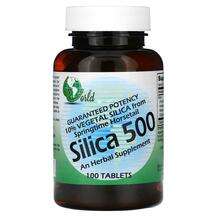 World Organic, Silica 500, Кремній, 100 таблеток