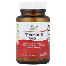 Вітамін D3 2000 МО Vitamin-D 2000 IU Pure Essence Вітамін D3 2000 МО Vitamin-D 2000 IU Pure Essence