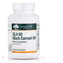 Genestra, Черная смородина, GLA 90 Black Currant Oil, 90 капсул