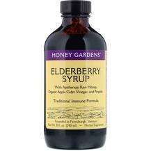 Honey Gardens, Elderberry Syrup with Apitherapy Raw Honey Prop...