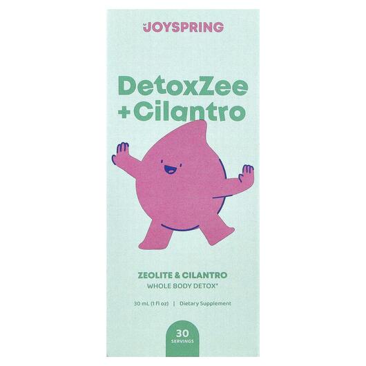 Основне фото товара Joy Spring, DetoxZee + Cilantro, Детокс та очищення, 30 мл