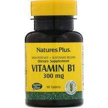 Natures Plus, Vitamin B1 300 mg 90, Вітамін B-1 300 мг, 90 таб...