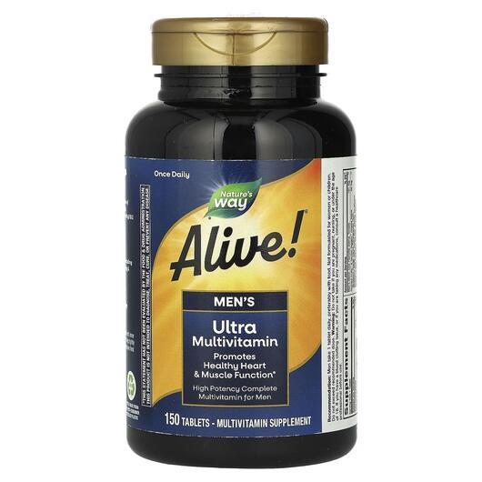 Основное фото товара Alive! Men's Ultra Multivitamin Основное фото товара Витамины для мужчин, Alive! Men's Ultra Multivitamin, 150 та