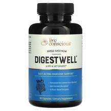 Live Conscious, Digestwell, 90 Capsules