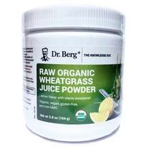 Dr. Berg, Витграсс, Raw Organic Wheatgrass Juice Powder Lemon,...