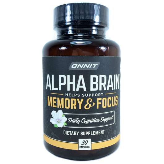 Основне фото товара Onnit, Alpha Brain, Альфа Брейн, 30 капсул