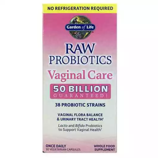 Фото товару RAW Probiotics Vaginal Care 30 Vegetarian Capsules
