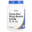Nutricost, Протеин Изолят, Grass-Fed Whey Protein Isolate, 907 г