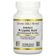 California Gold Nutrition, Stabilized R-Lipoic Acid, 120 Veggi...