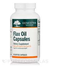 Лляна олія Flax Oil Capsules Genestra 90 капсул