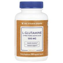 L-Глутамін L-Glutamine 500 mg TheVitaminShoppe 100 капсул L-Глутамін L-Glutamine 500 mg TheVitaminShoppe 100 капсул