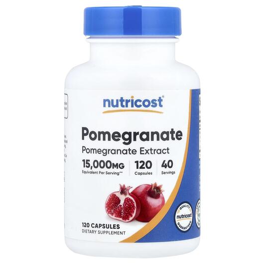 Основное фото товара Nutricost, Гранат, Pomegranate, 120 капсул