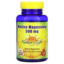 Магній Marine Magnesium 250 mg Natures Life 100 капсул