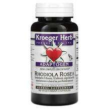 Kroeger Herb, Adaptogen Rhodiola Rosea, 90 Vegetarian Capsules