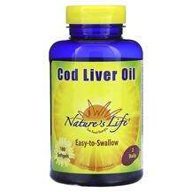 Natures Life, Масло печени трески, Cod Liver Oil, 180 капсул