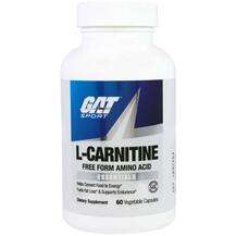 GAT, L-Carnitine Amino Acid Free Form, 60 Vegetable Capsules