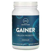 MRM Nutrition, Gainer With Probiotics Chocolate, 1512 g