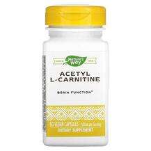 Nature's Way, L-Карнитин, Acetyl L-Carnitine 500 mg, 60 к...