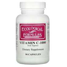 Ecological Formulas, Витамин С-1000, Vitamin C-1000 90, 90 капсул