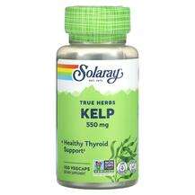 Solaray, True Herbs Kelp 550 mg, 100 Vegcaps