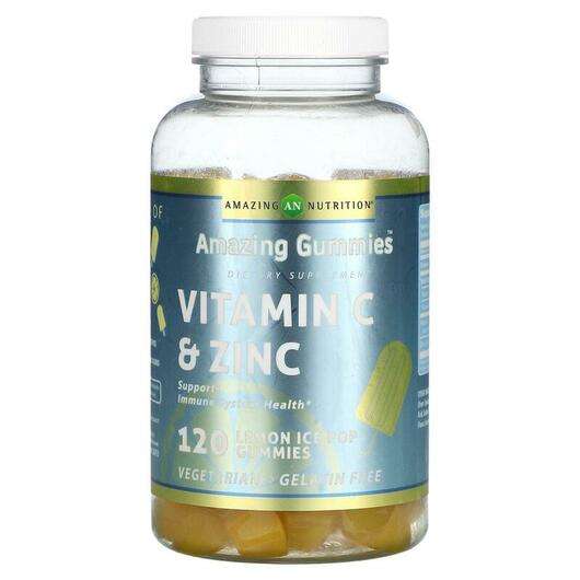 Основное фото товара Поддержка иммунитета, Amazing Gummies Vitamin C & Zinc Lem...