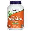 Фото товару Now, Certified Organic Spirulina 333 mg, Спіруліна, 240 таблеток