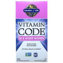 Garden of Life, Vitamin Code 50 & Wiser Women, Вітаміни, 1...
