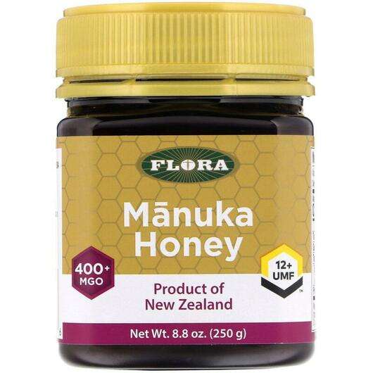 Основне фото товара Flora, Manuka Honey MGO 400+, Манука МГО 400+, 250 г