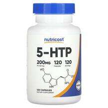 Nutricost, 5-гидрокситриптофан, 5-HTP 200 mg, 120 капсул