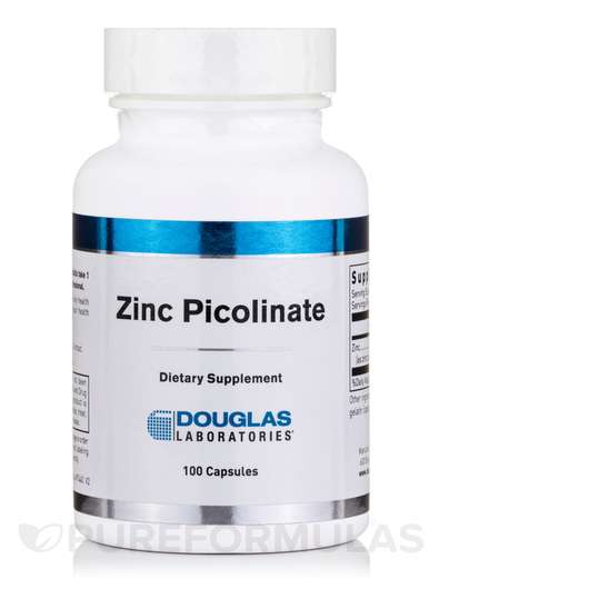 Основне фото товара Douglas Laboratories, Zinc Picolinate, Піколінат Цинку, 100 ка...