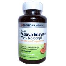 American Health, Papaya Enzyme with Chlorophyll, Ферменти Папа...