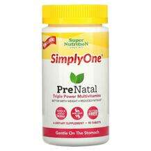 Super Nutrition, SimplyOne PreNatal Triple Power Multivitamins...