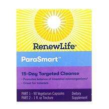 Renew Life, ParaSmart 15-Day Targeted Cleanse 2-Part, Засіб ві...