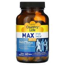 Country Life, Железо, Max for Men Multivitamin & Mineral C...