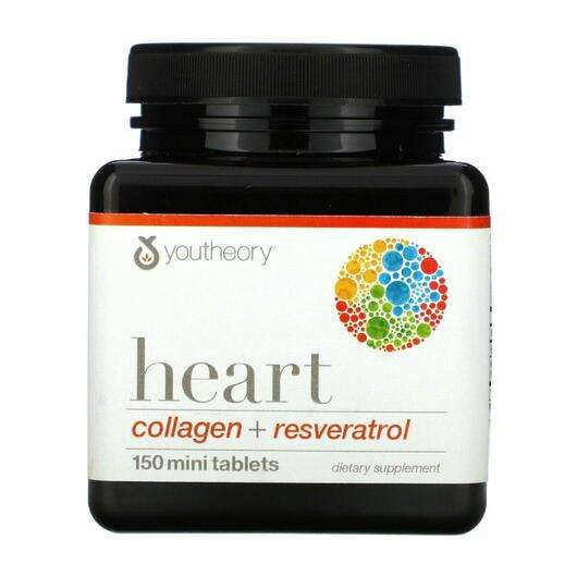 Основное фото товара Youtheory, Коллаген с Ресвератролом, Heart Collagen + Resverat...