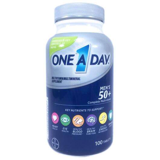Основне фото товара One-A-Day, Men's 50+ Complete Multivitamin, Мультивітаміни для...