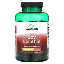 Swanson, Soy Lecithin 1.2 g, Лецитин, 90 капсул
