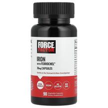 Iron with Ferrochel 36 mg Железо Force Factor 90 капсул