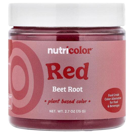 Основне фото товара Nutricolor Red Beet Root Основне фото товара Nutricost, Nutricolor Red Beet Root, Червоний буряк, 75 г