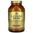 Фото товара Solgar, L-Лизин 500 мг, L-Lysine 500 mg, 250 капсул