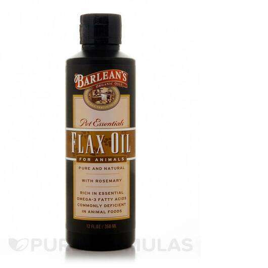 Основне фото товара Barlean's, Flax Oil for Animals, Лляна олія, 350 мл
