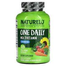 Naturelo, One Daily Multivitamin for Men 50+, 120 Vegetarian C...