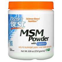 Doctor's Best, MSM Powder with OptiMSM, 250 g
