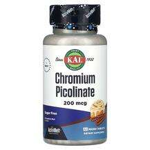KAL, Chromium Picolinate Sugar Free Cinnamon Bun 200 mcg, 120 ...