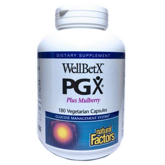 Основное фото товара Natural Factors, Поддержка уровня сахара, WellBetX PGX Plus Mu...
